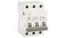 Авт. выключатель GYM9-3P-25D, 3P, 25A, хар-ка D, 6kA, 3M | код GYM93P25D | GEYA