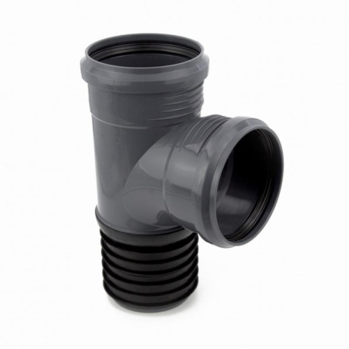 Тройник восстановитель раструба ВК ПП 110/100х96 сер. | код 37170 | RTP Тройник восстановитель раструба ВК ПП 110/100х96 сер. | код 37170 | RTP