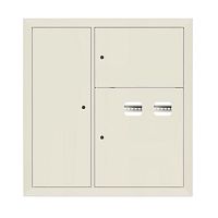 Щит этажный 2 кв. слаботочка слева RAL9002 (1000х950х150) EKF PROxima | код mb29-v-2z-ral9002 | EKF