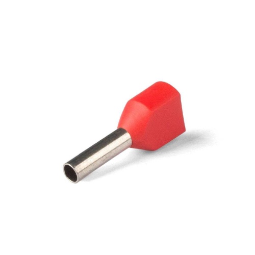 Наконечник штыревой втулочный двойной изолированный НШВИ(2) 1,0-10 | код 79465 | КВТ