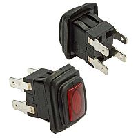 Клавишный переключатель RUICHI SB146, IP65, ON-OFF, 13x19 мм | код 100104 | Ruichi