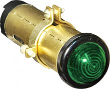 Сигнальная арматура АС-220 зеленая без лампы, диаметр посадочного отверстия 32мм, У2 | код A8013-78103578 | РЕЛЕ И АВТОМАТИКА
