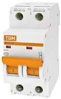 Выключатель автоматический двухполюсный ВА47-29 3А C 4,5кА | код. SQ0206-0086 | TDM 