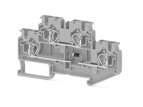 311 939, Пружинная клемма серии SRD 4-2FD-R (Серый) | код 0.0.0.3.11939 | KLEMSAN 311 939, Пружинная клемма серии SRD 4-2FD-R (Серый) | код 0.0.0.3.11939 | KLEMSAN