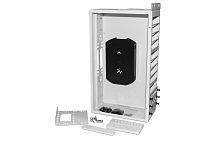 Бокс оптический универсальный 19' от 8 до 96 портов (SC/duplex LC/ST/FC) сплайс пластина без пигтейлов и проходных адаптеров 3U серый | код 250441 | Hyperline