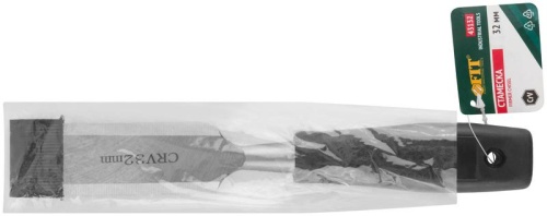 Стамеска CrV с пластиковой ручкой 32мм FIT 43132 фото 3