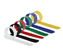 Набор хомутов-липучек НХЛ 16х310 мм 6 цветов по 2 штуки (12 шт) TDM | код SQ0515-0763 | TDM