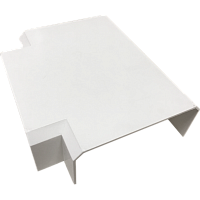 Т-соединитель для короба 120х50 мм, белый | код LAN-CT120x50-ET-WH | LANMASTER