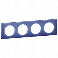Рамка 4 поста CELIANE, лиловый муар | код. 066664 | Legrand