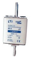 Предохранитель S1UQU/110/63A/690V gR (50kA) | код 004333109 | ETI