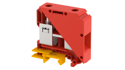 Клемма проходная винтовая 70 мм2, на 2 подключения, красная KUT50/70(R) | код 1110010002 | Elmex Клемма проходная винтовая 70 мм2, на 2 подключения, красная KUT50/70(R) | код 1110010002 | Elmex