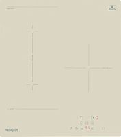 Индукционная варочная поверхность Weissgauff HI 430 GFZ бежевый | код 1537396 | WEISSGAUFF