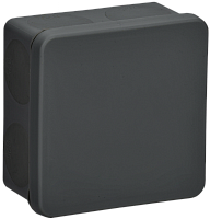 Коробка расп. КМ42455 о/п 100х100х50мм IP67 8 вв. черная IEK | код UKO21-100-100-050-K02-66 | IEK