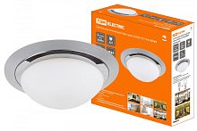 Светильник потолочный Круг хром 2х60Вт E27 IP 44 СП 01 TDM | код SQ0346-0001 | TDM