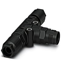Т-распределитель QPD T 3PE1,5 2X4-9 BK | код 1414707 | PHOENIX CONTACT