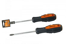 Отвертка шлицевая двухкомпонентная, CR-V тип SL5.0x150, серия Алмаз TDM | код SQ1006-1007 | TDM