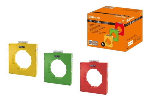 Трансформатор тока измерительный ТТН 125/2000/5-15VA/0,5-Р (3 шт., color) TDM | код SQ1101-1223 | TDM Трансформатор тока измерительный ТТН 125/2000/5-15VA/0,5-Р (3 шт., color) TDM | код SQ1101-1223 | TDM