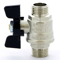 Кран шаровой 1/2' НН бабочка OREGON серия 327 полный проход (03270022) | код RG008TC8M1E5QH | Bugatti