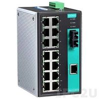 Коммутатор EDS-316-M-SC-T Ethernet Switch 15 10/100BaseT(X) ports, 1 multi mode SC, 100Base, t:-40/+75C | код 00-01165423 | MOXA