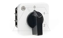 Переключатель BS 16 135 U, 3P, 20A, тип 0-1-2, 3NO на 1_2, на дверь, фронт IP40 | код EAC609350 | Rade Koncar