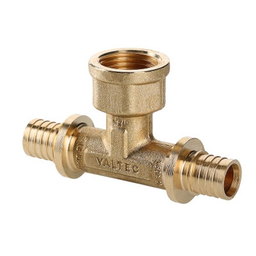 Тройник надвижной с переходом на вн.р. 16(2,2) х 1/2" х 16(2,2) | код. VTm.432.BG.160416 | VALTEC Тройник надвижной с переходом на вн.р. 16(2,2) х 1/2" х 16(2,2) | код. VTm.432.BG.160416 | VALTEC