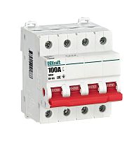 Выключатель-разъединитель 4Р 100А ВН-105 | код 17098DEK | DEKraft