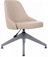 Кресло Бюрократ CH-340GLZ бежевый 38-402 крестов.4-луч. пластик пластик серый | код 1923861 | БЮРОКРАТ
