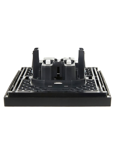 FORTE&PIANO Роз. 2-я без з/к с з/ш б/к 10А FP125 чер. IEK | код FP-R23-10-1-K02 | IEK фото 4