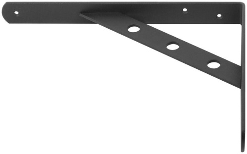 Уголок-кронштейн усиленный 250х200мм черн. КУРС 66106 фото 3