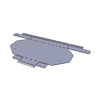 Угол для лотка горизонтальный 90град. 50x200мм плоский EKF g9050200-FL