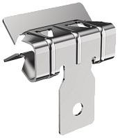 Зажим балочный 8-14мм с ушком и резьбой М6 HDZ IEK | код CME40-BZUR-06-HDZ | IEK