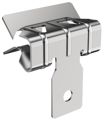 Зажим балочный 8-14мм с ушком и резьбой М6 HDZ IEK | код CME40-BZUR-06-HDZ | IEK