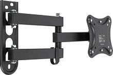 Кронштейн для телевизора Hama R1 118153 черный 10-27 макс.15кг настенный поворотно-выдвижной и наклонный | код 1447016 | HAMA