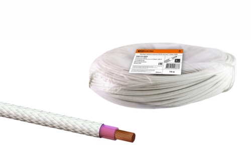 Провод термостойкий РКГМ 4 мм (бухта 10м) ТРТС | код SQ0122-0005 | РЭМЗ ТМ Провод термостойкий РКГМ 4 мм (бухта 10м) ТРТС | код SQ0122-0005 | РЭМЗ ТМ