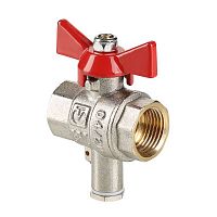 Кран шар. для подкл. датчика темп., 1" | код. VT.247.N.06 | VALTEC