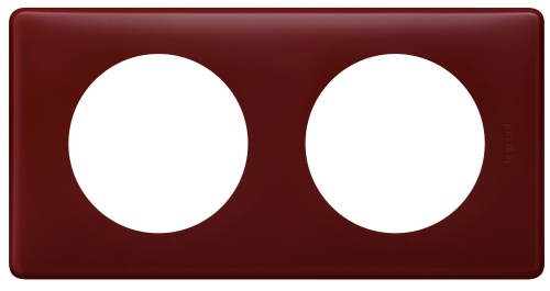 Celiane. Рамка 2-постовая. Цвет "Перкаль бордо" | код 066752 | Legrand