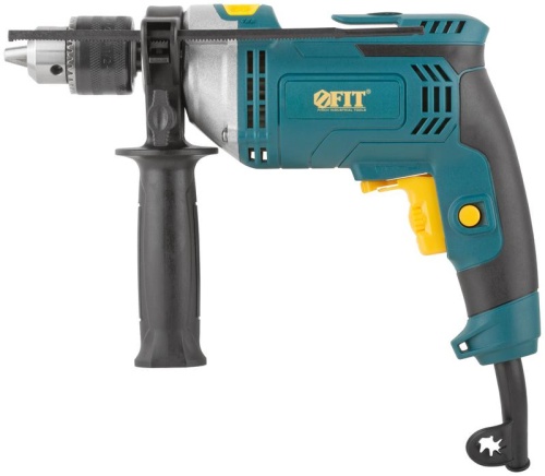 Дрель ударная 750Вт 0-3000об/мин КлП 13мм FIT 80076 фото 3