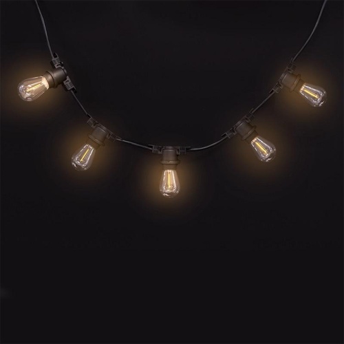 Гирлянда E27 без ламп PBL-S40/ L24+1.5 Black E27 (универс.крепл) IP65 Jazzway | код 5058255 | JazzWay фото 8