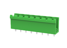 MC-PA5.0V21-G Разъём штекерный MC, прям. конт.,шаг 5.0мм,откр.,21 конт., зел., шт | код MC-PA5.0V21-G | SUPU