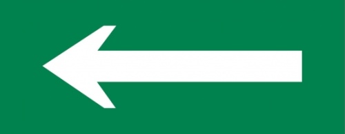 Пиктограмма Стрелка 320х120мм (для EXIT, SAFEWAY-40) EKF | код pkal-04-02 | EKF Пиктограмма Стрелка 320х120мм (для EXIT, SAFEWAY-40) EKF | код pkal-04-02 | EKF