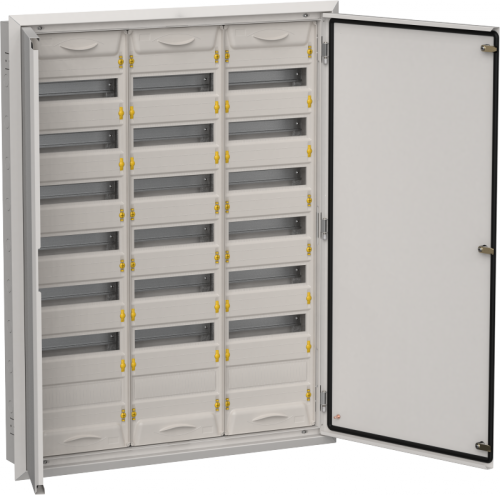 TITAN 5 Корпус мет. ЩРв-252 (3х72) 1130х885х130 IP31 сер IEK | код TI5-50-V-3X084-31-7035 | IEK