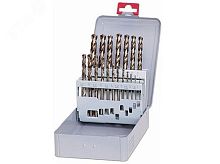 Набор сверл по металлу кобальтовое, 1-10 мм, 19 штук | код 307500110 | KEIL