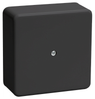 Коробка расп. КМ о/п 75х75х28мм (6 клемм 6мм2) черная IEK | код UKO10-075-075-028-K02 | IEK