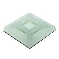 Площадка самоклеющаяся под хомуты RUICHI AAM-20, белая | код 107699 | Ruichi