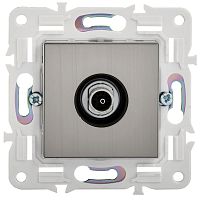 Розетка TV оконечная SKANDY SK-A12N никель IEK SK-A10-O-K50