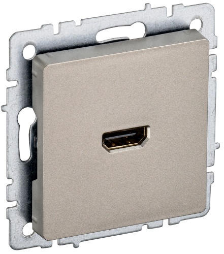 BRITE Розетка HDMI РHDMI-0-БрШ шампань | код BR-H10-K37 | IEK