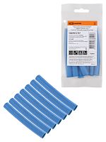 Набор трубок термоусаживаемых, клеевых Моноцвет, синий 9,5/3,0 TDM | код SQ0548-2707 | TDM