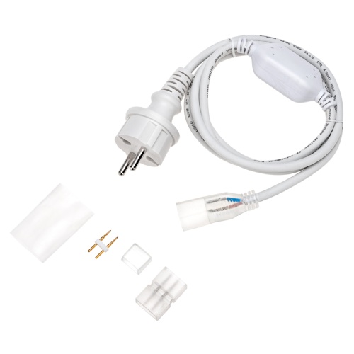 Установочный набор для одностороннего Гибкого неона 8х16мм (шнур питания каучук с диодным мостом и вилкой, заглушка, переходная муфта, игла) 1,5м NEON-NIGHT | код 134-503 | NEON-NIGHT Установочный набор для одностороннего Гибкого неона 8х16мм (шнур питания каучук с диодным мостом и вилкой, заглушка, переходная муфта, игла) 1,5м NEON-NIGHT | код 134-503 | NEON-NIGHT