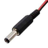 Разъём питания штырьковый SZC-0030a/5.5*2.1*14 мм 1m, на проводе | код 110180 | Ruichi