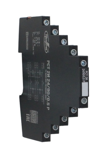 РСТ 1И 24/90/0,5 Р - УЗИП серии РУБЕЖ РСТ в корпусе толщиной 7.4 мм для установки на DIN-рейку 35 мм. | код 402 513 | Hakel